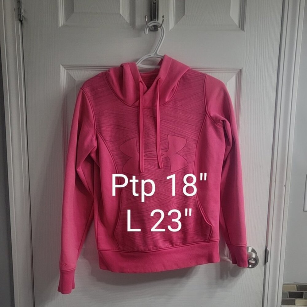 #247 Under Armour Sweater Pink Cold Gear Storm sz XS